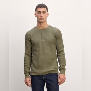 Waffle Long Sleeve Henley